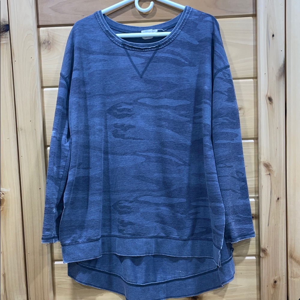 White Crow Blue Camo Tunic